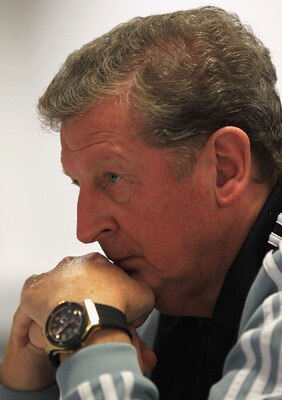 WEST BROMWICH, ENGLAND - AUGUST 12:  Roy Hodgson, manager of West Bromwich Albion pictured during a Press conference at the West Bromwich Albion Training Ground on August 12, 2011 in West Bromwich, England.  (Photo by Matthew Lewis/Getty Images)