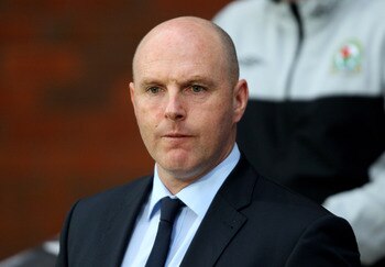 BLACKBURN, ENGLAND - APRIL 25:  Blackburn Rovers Manager Steve Kean looks on prior to the Barclays Premier League match between Blackburn Rovers and Manchester City at Ewood Park on April 25, 2011 in Blackburn, England.  (Photo by Clive Brunskill/Getty Im