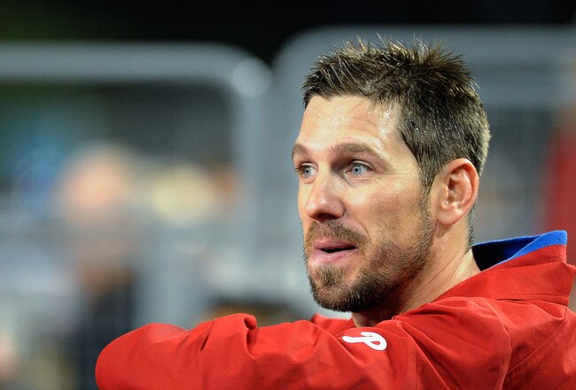 LOS ANGELES, CA - AUGUST 09:  Starting pitcher Cliff Lee #33 of the Philadelphia Phillies during the baseball game against the Los Angeles Dodgers at Dodger Stadium on August 9, 2011 in Los Angeles, California.  (Photo by Kevork Djansezian/Getty Images)