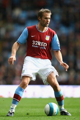 BIRMINGHAM, UNITED KINGDOM - APRIL 05:  Olof Mellberg of Villa in action during the Premier League match between Aston Villa and Bolton Wanderers at Villa Park on April 5, 2008 in Birmingham, England.  (Photo by Julian Finney/Getty Images)