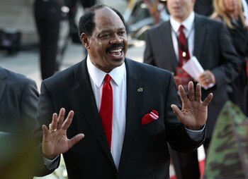 SPRINGFIELD, MA - AUGUST 12:  Artis Gilmore waves during the Red Carpet event of the Basketball Hall of Fame Enshrinement Ceremony at   at the Naismith Memorial Basketball Hall of Fame on August 12, 2011 in Springfield, Massachusetts. (Photo by Jim Rogash