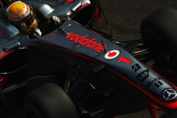 Hamilton at the 2009 Italian Grand Prix