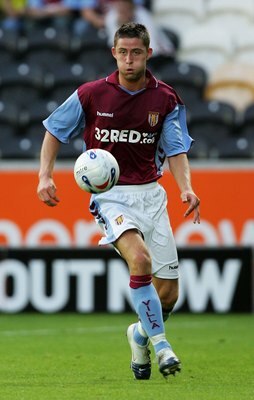 HULL, ENGLAND - JULY 25: Gary Cahill of Aston Villa in action during the Pre-season Friendly match between Hull City and Aston Villa at the KC Stadium on July 25, 2006 in Hull, England. (Photo by Matthew Lewis/Getty Images)