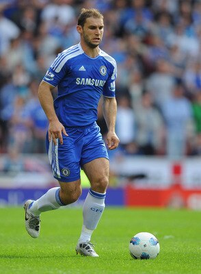 SUNDERLAND, ENGLAND - SEPTEMBER 10:  Branislav Ivanovic of Chelsea in action during the Barclays Premier League match between Sunderland and Chelsea at the Stadium of Light on September 10, 2011 in Sunderland, England.  (Photo by Michael Regan/Getty Image