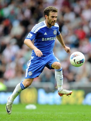 SUNDERLAND, ENGLAND - SEPTEMBER 10:   Juan Mata of Chelsea in action during the Barclays Premier League match between Sunderland and Chelsea at the Stadium of Light on September 10, 2011 in Sunderland, England. (Photo by Michael Regan/Getty Images)
