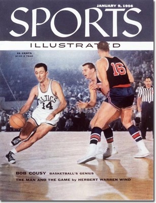 Az első NBA sztár aki a Sports Illustrated címlapjára került, Bob Cousy volt, a Boston Celtics egykori kiváló irányítója. Cousy hat NBA bajnoki címhez segítette hozzá a Bostont.