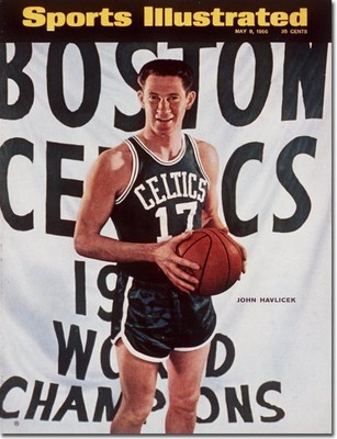 Miután a Boston az 1966-os döntőben legyőzte a Lakerst, John Havlicek szerepelt a címlapon. A Celtics legendája 23 pontot, 9 lepattanót és 4 gólpasszt átlagolt a rájátszásban.