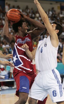Gerrece and Puerto Rico, who met in the 2004 Olympics, will be two of the teams vying for the final three spots
