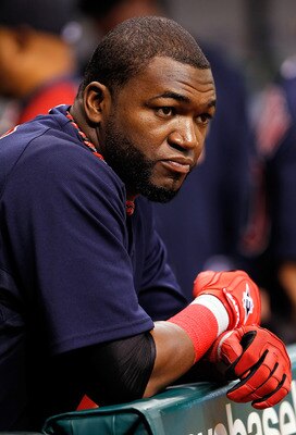 ST. PETERSBURG, FL - SEPTEMBER 09:  Designated hitter David Ortiz #34 of the Boston Red Sox waits to bat against the Tampa Bay Rays during the game at Tropicana Field on September 9, 2011 in St. Petersburg, Florida.  (Photo by J. Meric/Getty Images)