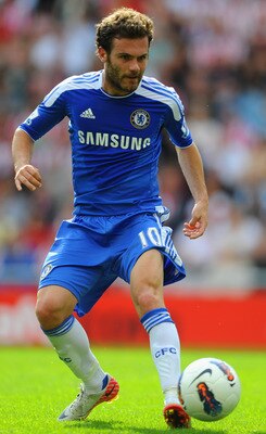 SUNDERLAND, ENGLAND - SEPTEMBER 10: Juan Mata of Chelsea in action during the Barclays Premier League match between Sunderland and Chelsea at the Stadium of Light on September 10, 2011 in Sunderland, England.  (Photo by Michael Regan/Getty Images)