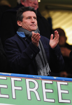 LONDON, ENGLAND - DECEMBER 04:  Lord Coe applauds as he looks on from the stand prior to the Barclays Premier League match between Chelsea and Everton at Stamford Bridge on December 4, 2010 in London, England.  (Photo by Shaun Botterill/Getty Images)