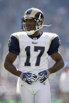 SEATTLE, WA - SEPTEMBER 13:  Donnie Avery #17 of the St. Louis Rams looks on before the game against the Seattle Seahawks on September 13, 2009 at Qwest Field in Seattle, Washington. The Seahawks defeated the Rams 28-0. (Photo by Otto Greule Jr/Getty Imag