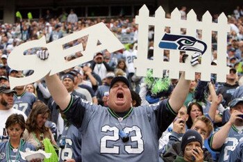 Loud Fans Like This Man Make It Hard To Play At Qwest http://4.bp.blogspot.com/seattle+fan.jpg