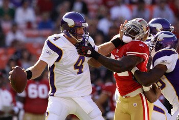 Patrick Willis Sacking Brett Farve