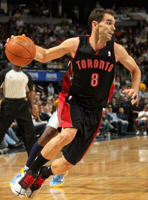 Raptors point guard, Jose Calderon.