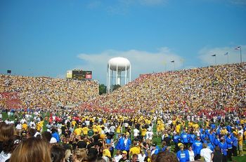 Kinnick Stadium Flyover