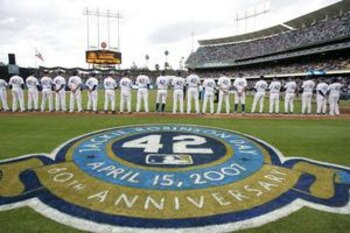 By breaking the color barrier in baseball, Jackie Robinson paved the wall for all athletes to play professional sports.