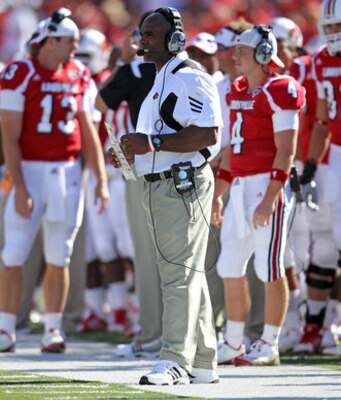 Charlie Strong has done a good job implementing his defense.  The offense is another story