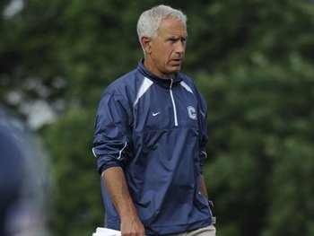 Back on a Big East sideline, Pasqualoni is struggling