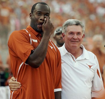 Mack Brown certainly misses Vince and Colt