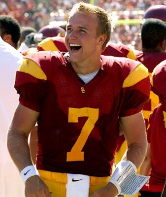Quartbacks from Southern Cal always seem to attract NFL scouts, and junior Matt Barkley is no exception.