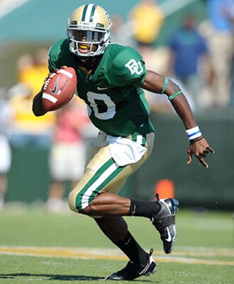 Griffin runs the 40-yard dash in 4.52 seconds, and has every intangible you could want from a franchise quarterback.