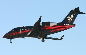 WWE jet