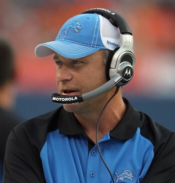 Lions offensive coordinator Scott Linehan