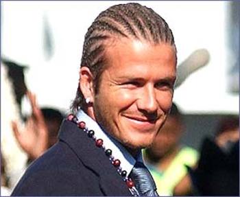 Beckham Cornrows on Beckham S Cornrows Were Totally Inexplicable And Started A Fashion