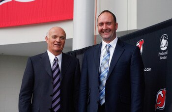 Lou Lamoriello reminds DeBoer what happened to the last coach who didn't wash his car every day.