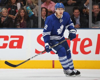 Luke Schenn looked lost against the Panthers