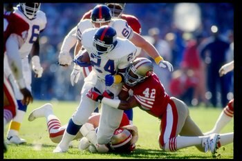The 49ers' Ronnie Lott was one bad dude.