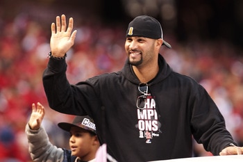 Albert Pujols may leave St. Louis, opening a huge void at first base that will need to be filled.