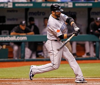 Jose Bautista of the Toronto Blue Jays finished third in this year's MVP Voting.