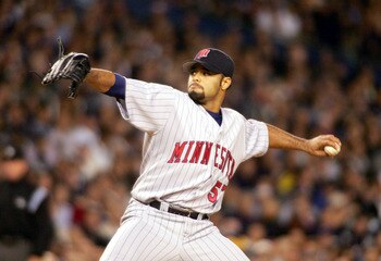 Johan Santana in his first Cy Young season.
