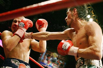 Cotto being beaten by Margarito