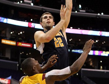 Harper Kamp elevates over an opponent during last years conference tournament