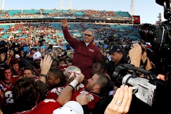 The 2010 Gator Bowl marked the end of Bobby Bowden's legendary coaching tenure at FSU