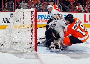 Hartnell has found a way to make falling down useful.
