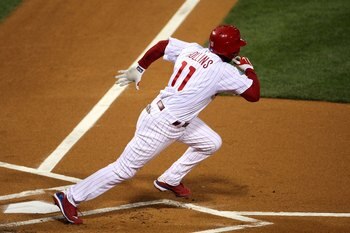 Rollins sprinted around the bases for a Christmas in July miracle run