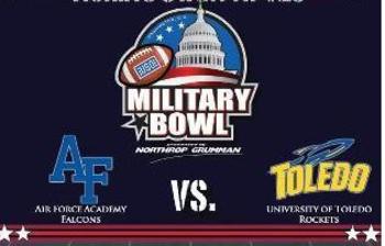 Air Force will face off with Toledo in the Military Bowl
