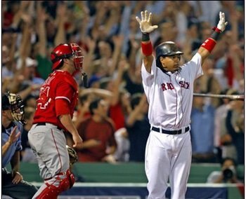 Manny knew it was gone when he hit it.