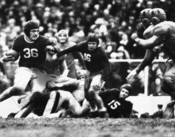 TCU's Scott McCall (No. 36) was dangerous on reverses.