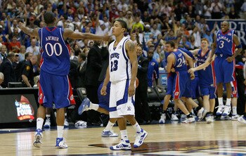 Kansas knocked off Memphis in San Antonio in 2008 to win the National Championship.