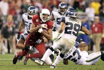 Larry Fitzgerald and Peyton Manning would give defenses nightmares