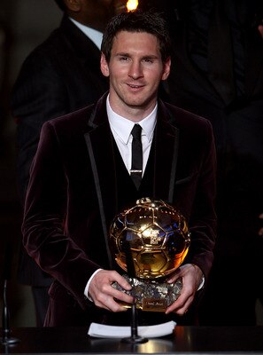 Lionel Messi, FIFA Ballon d'Or Winner.