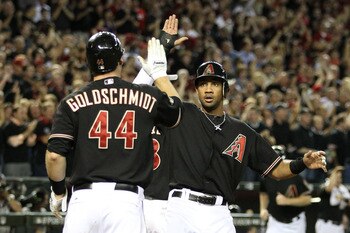 D-Backs First Baseman Goldschmidt and Center Fielder Chris Young