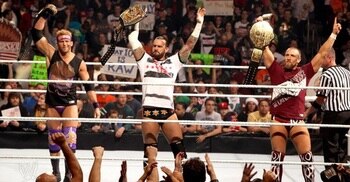 Normally, three champions together would be a big thing.