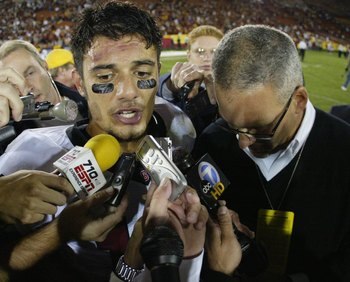 2005 recruit Tavita Pritchard QB'ed the upset over USC.