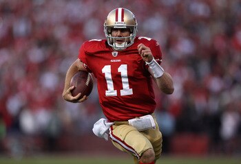 Is that Steve Young running the ball? No. No it's not.